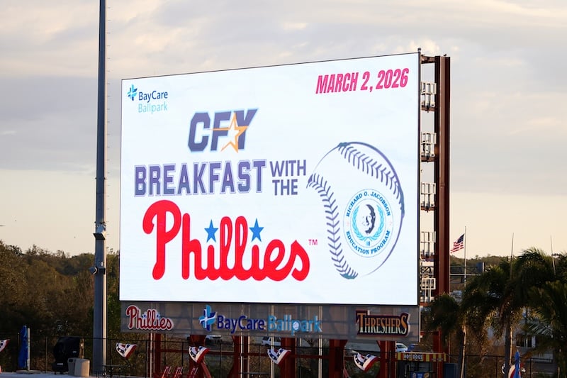 breakfast with the phillies sign