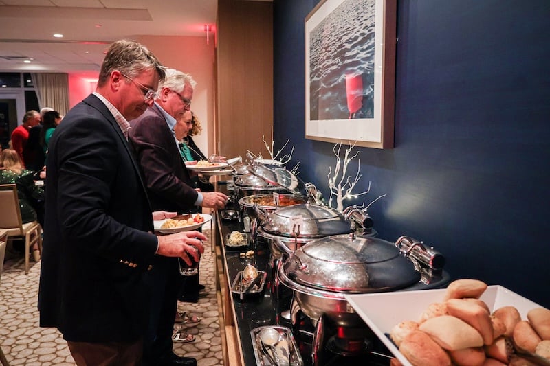 social winter wonderland buffet