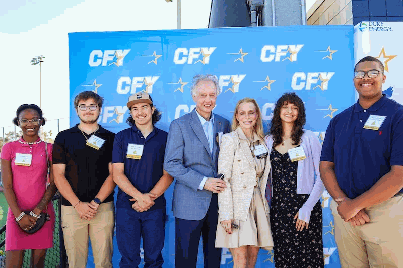 CFY Pinellas youth participating in a community program.